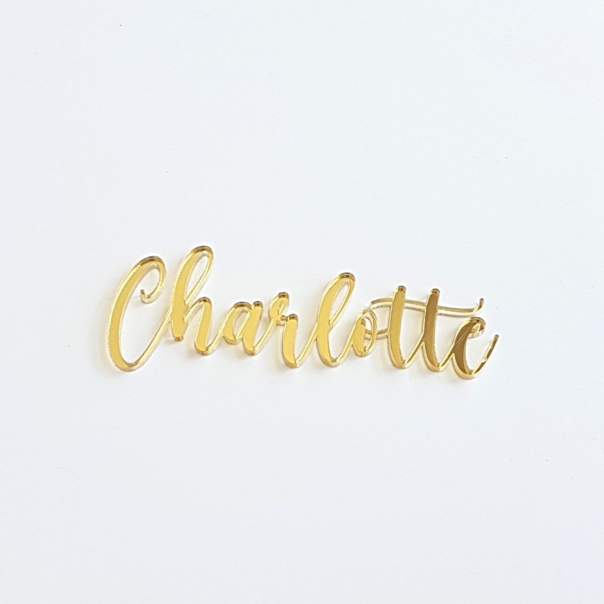 Custom Acrylic Name Plaque - Intricate Laser Design