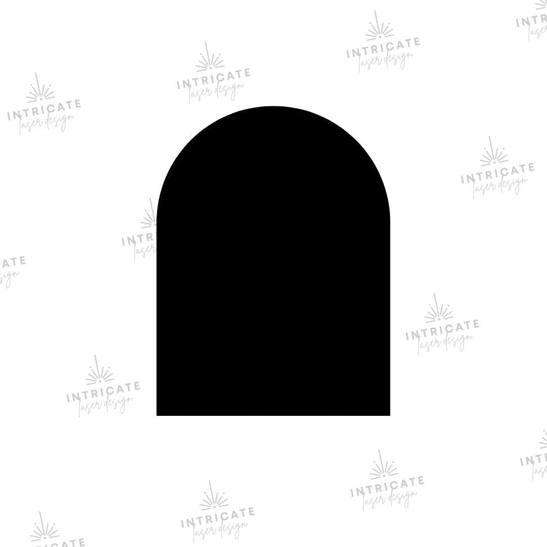 Arch Acrylic Blank - Intricate Laser Design