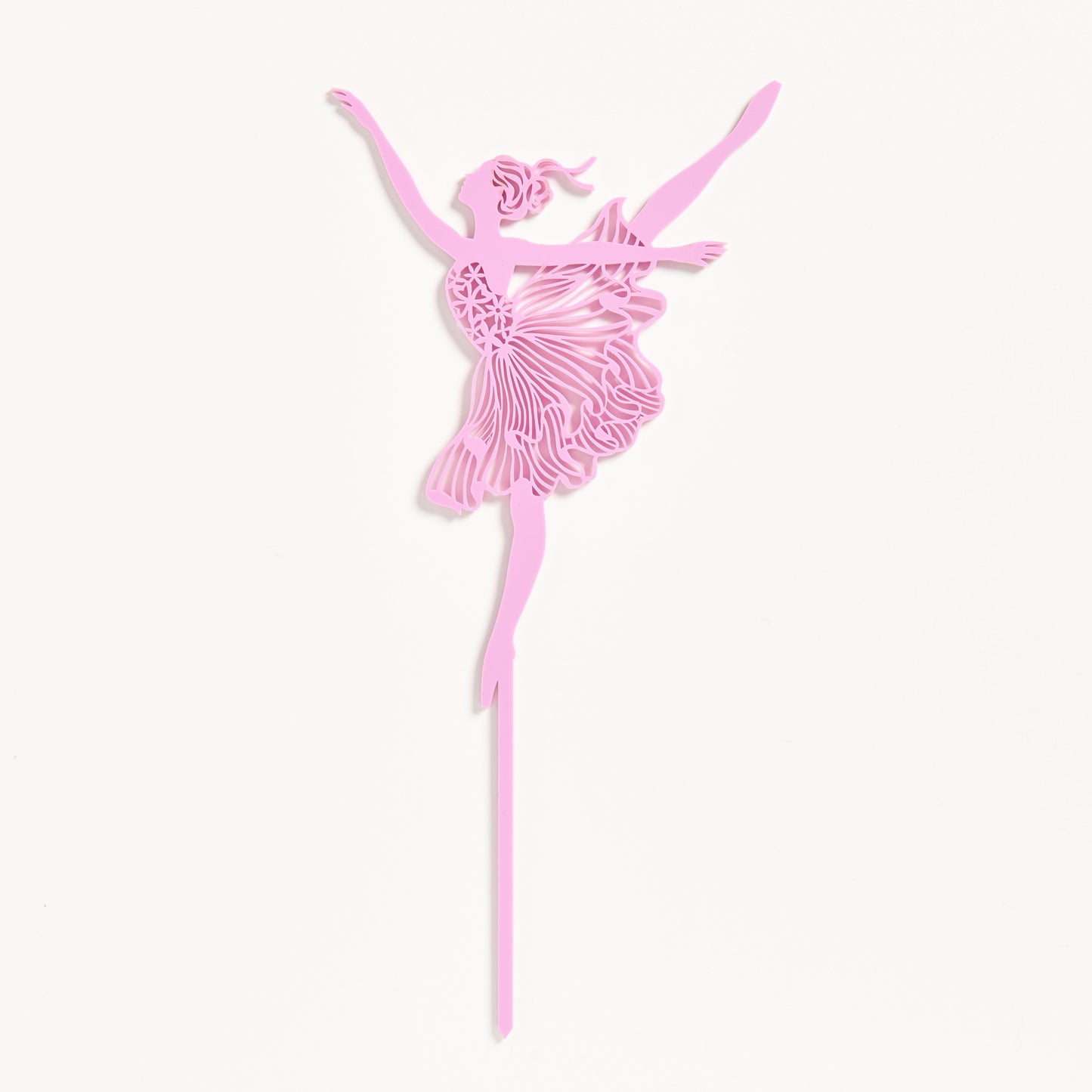 Ballerina Cake Topper - Intricate Laser Design
