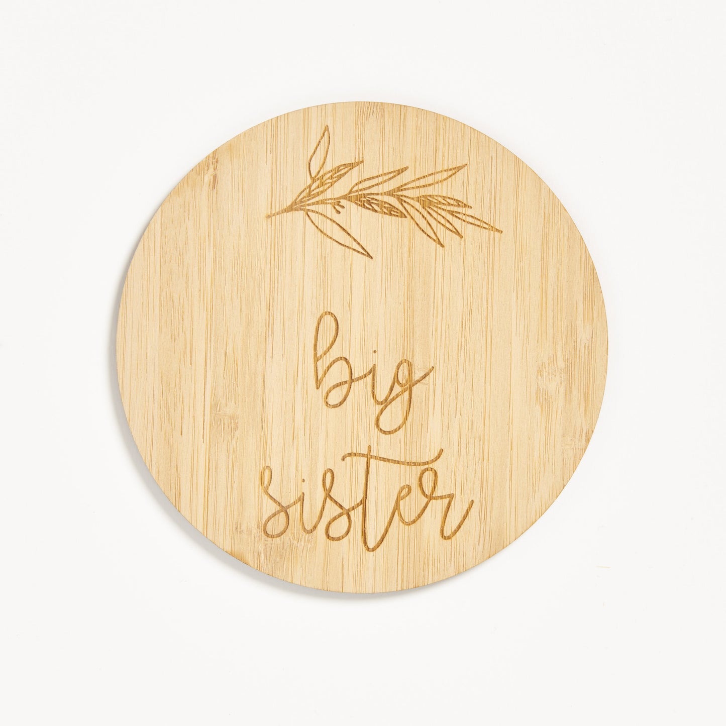 Image of Big Sister Pregnancy Announcement token.