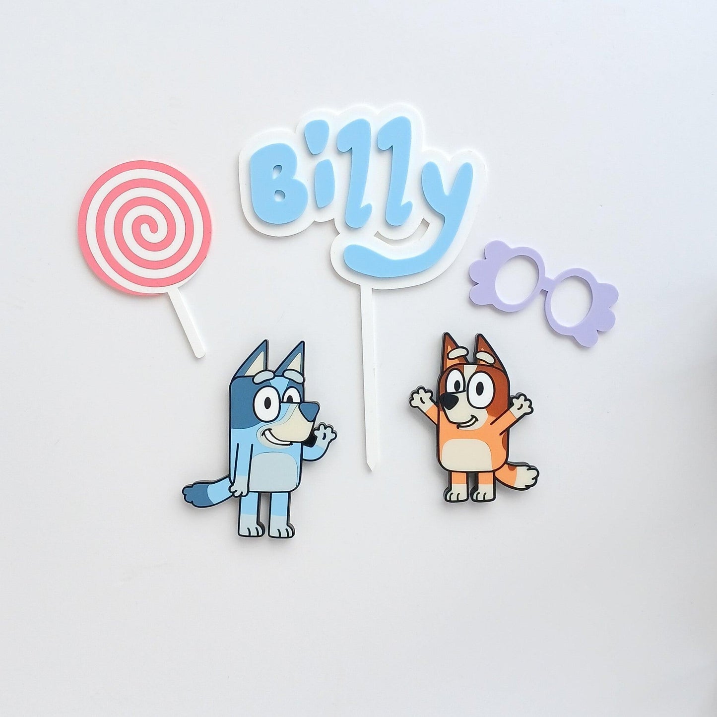 Blue Heeler Set - Intricate Laser Design