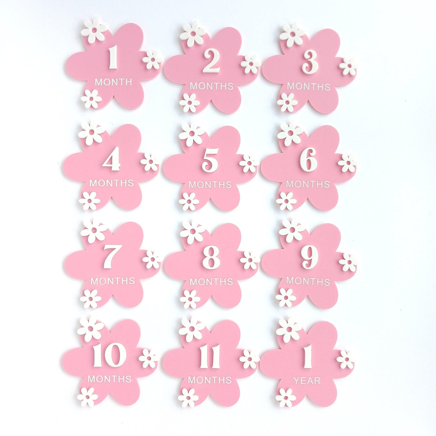 Daisy Milestones - Intricate Laser Design