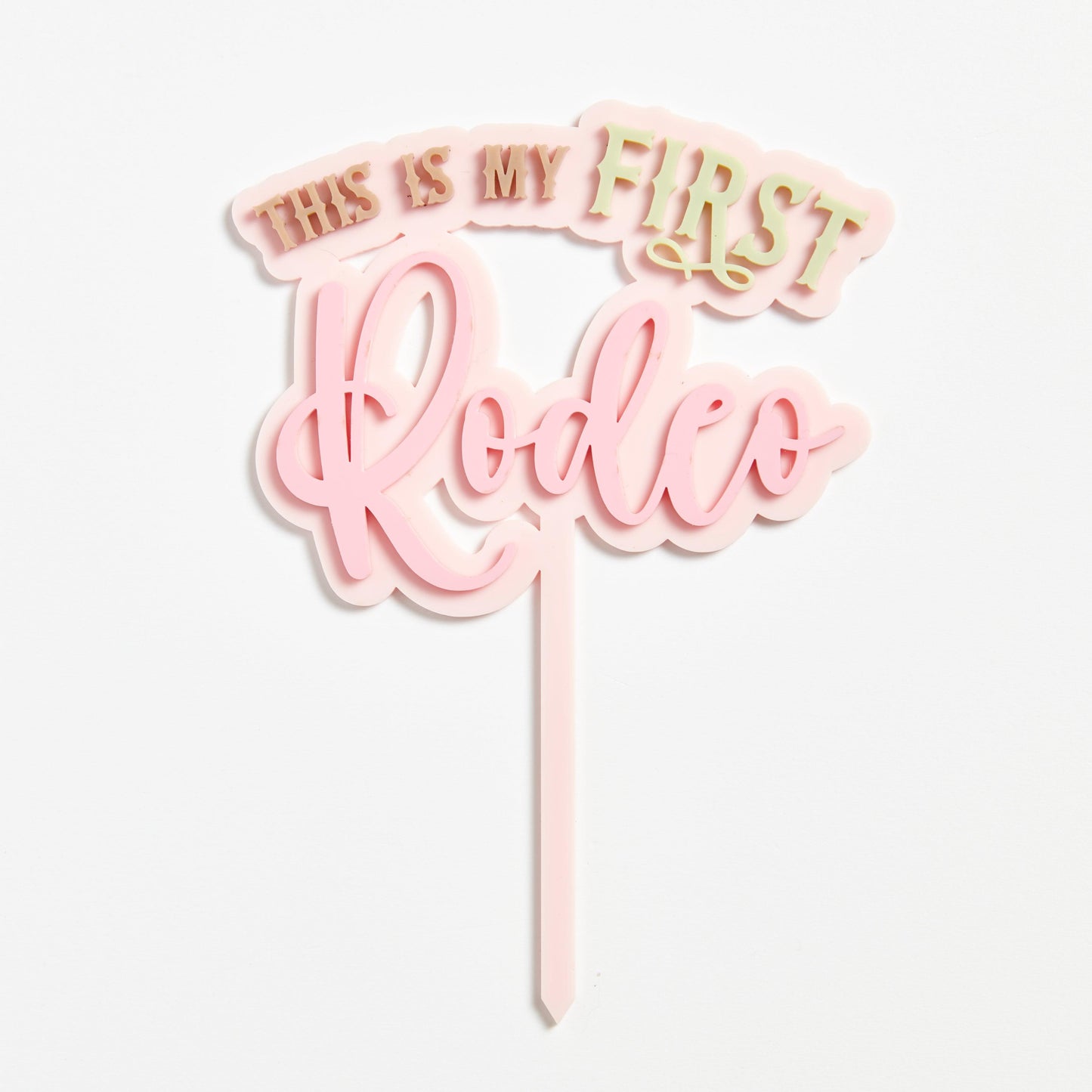 This Is My First Rodeo - Girl - Intricate Laser Design