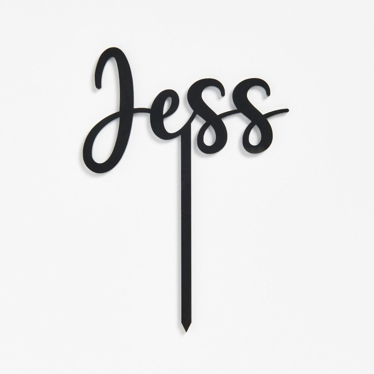 Custom Acrylic Name Topper - Intricate Laser Design