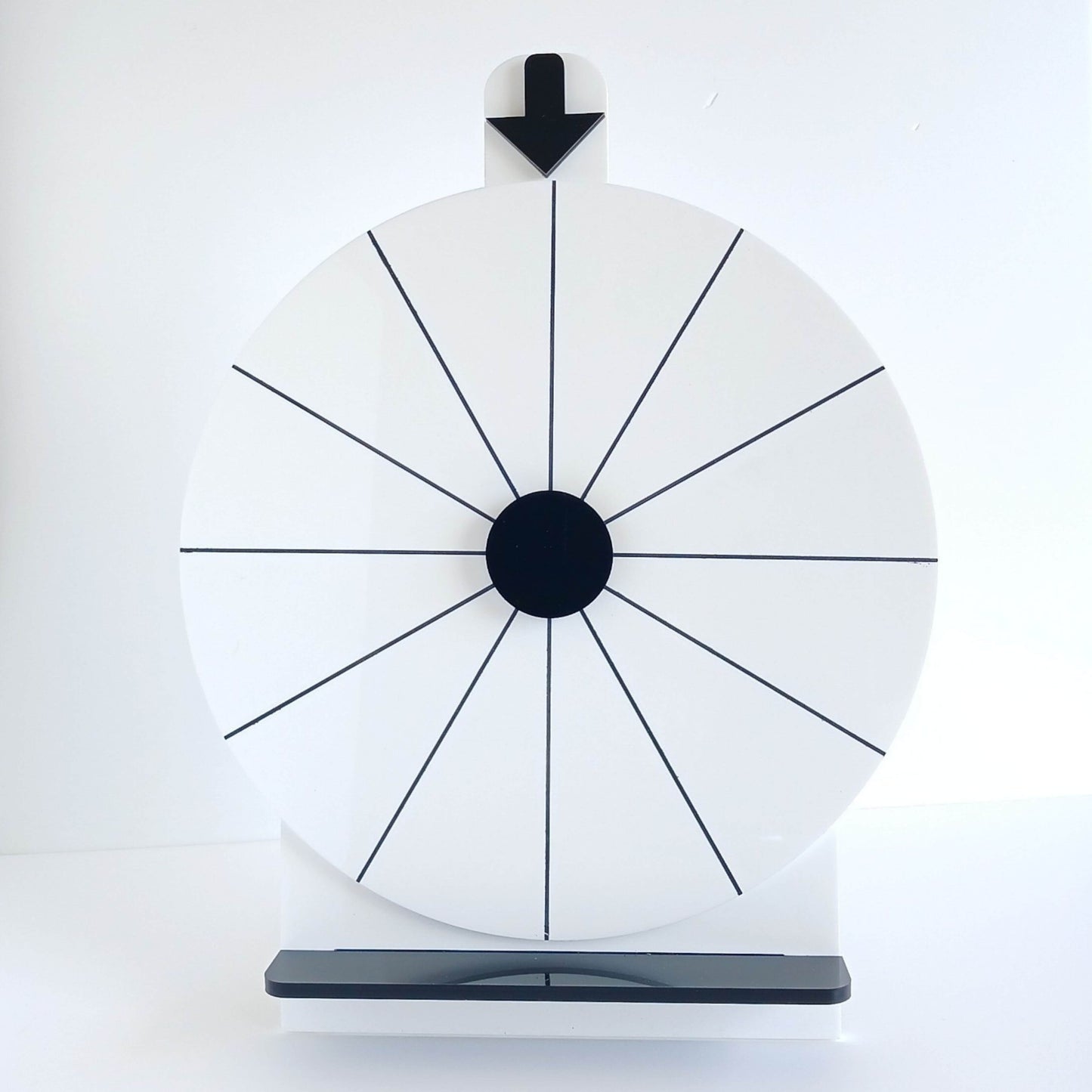 Image of a white faced Spinning Wheel.