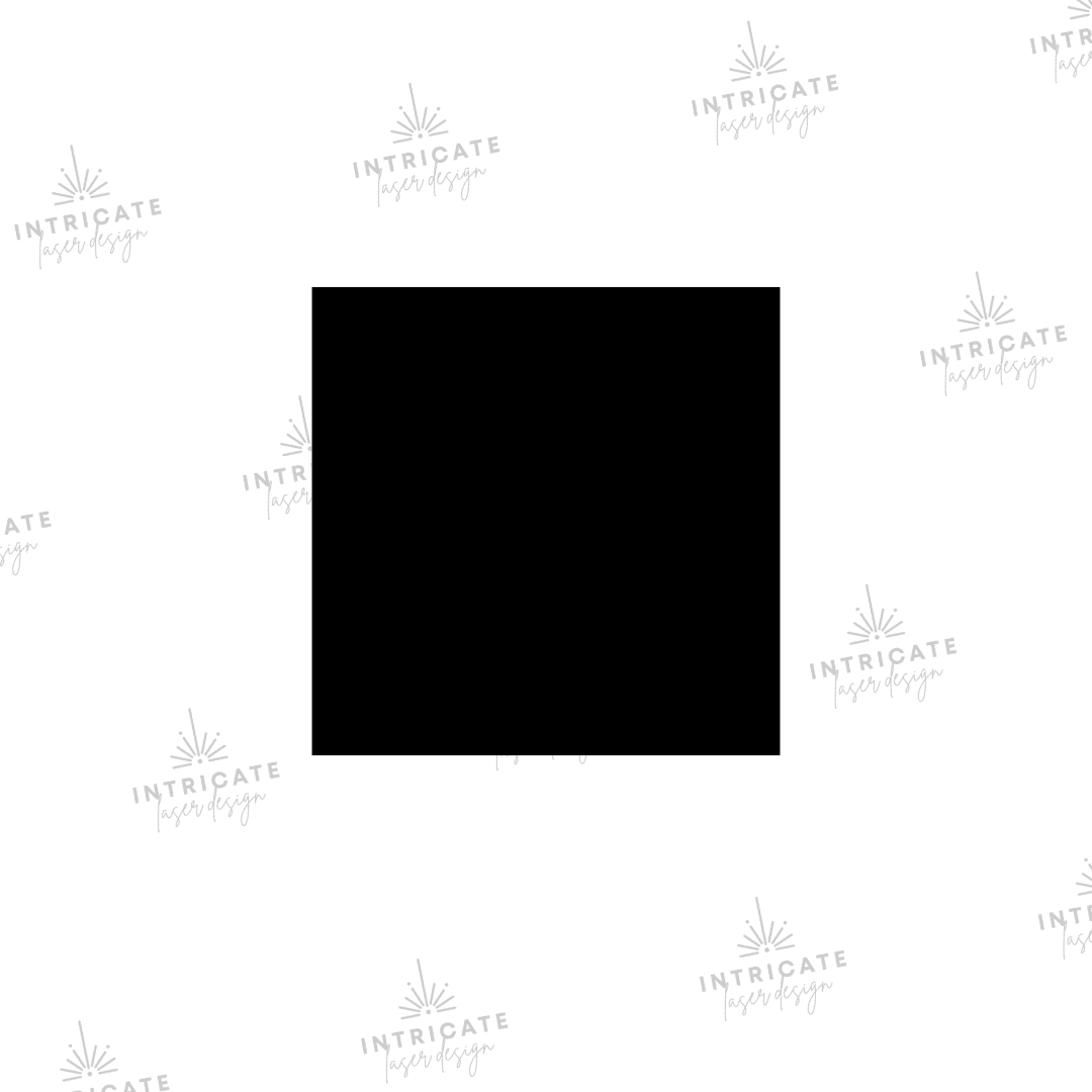 Square Acrylic Blank - Intricate Laser Design