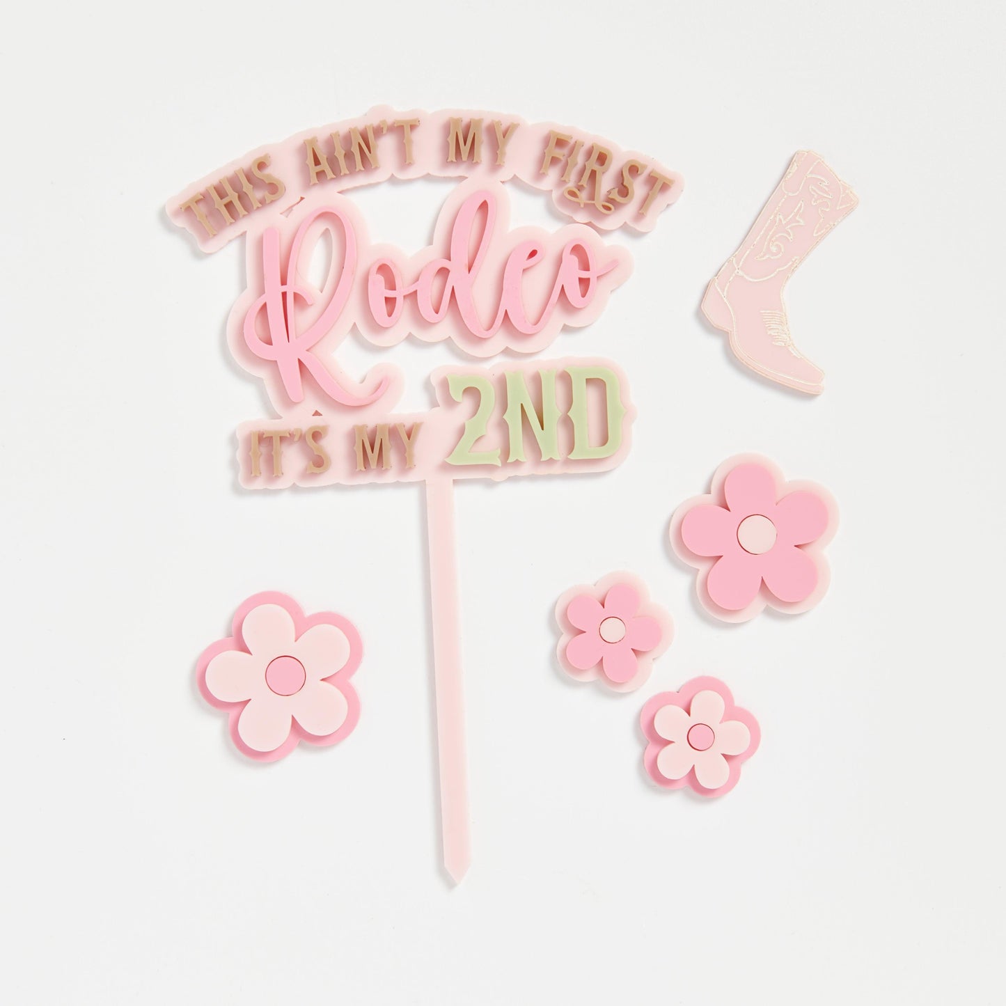 This Ain't My First Rodeo Set - Intricate Laser Design