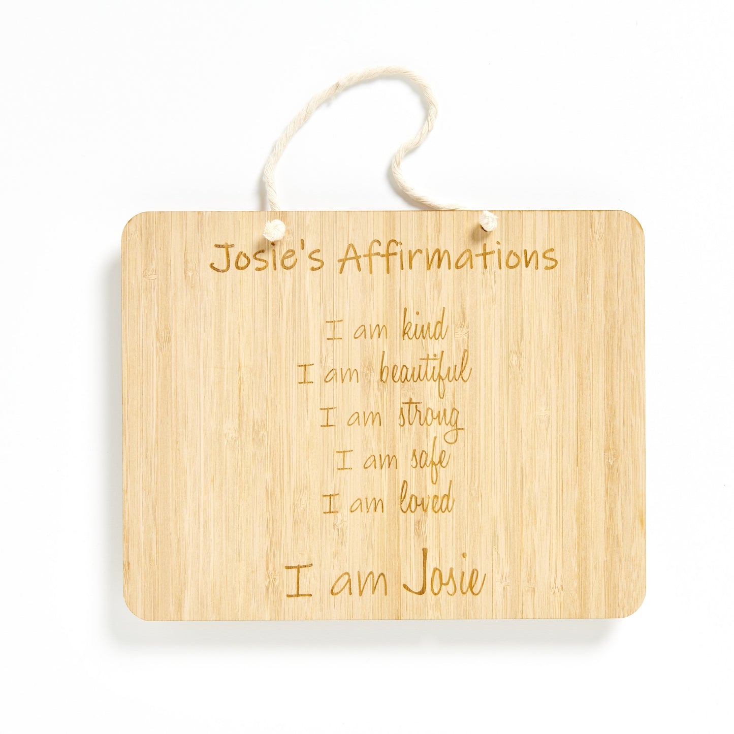 Personalised Affirmation Sign