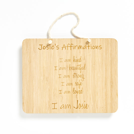 Personalised Affirmation Sign