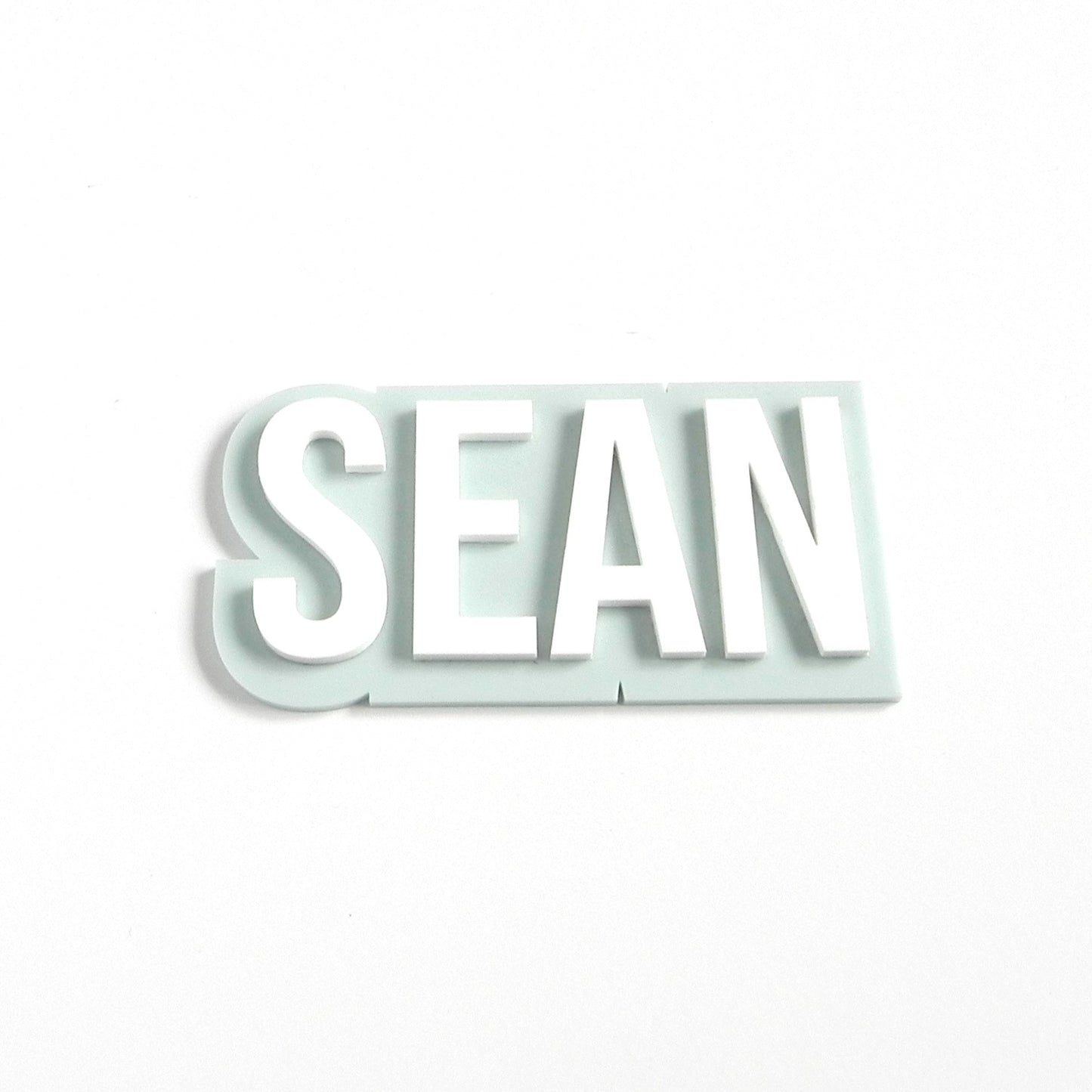 Backed Acrylic Name Plaque