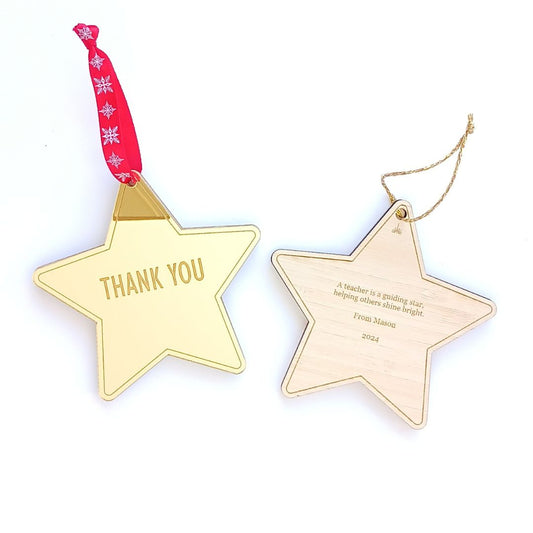 Luxe Thank You Ornament