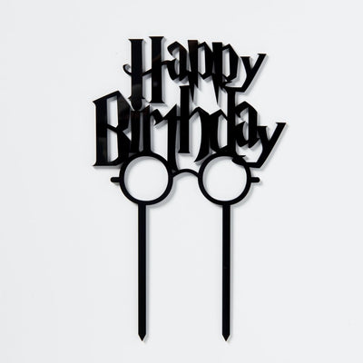 Image of our Wizard Happy Birthday Cake Topper 
